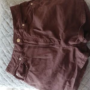 Divided by H&M brown shorts